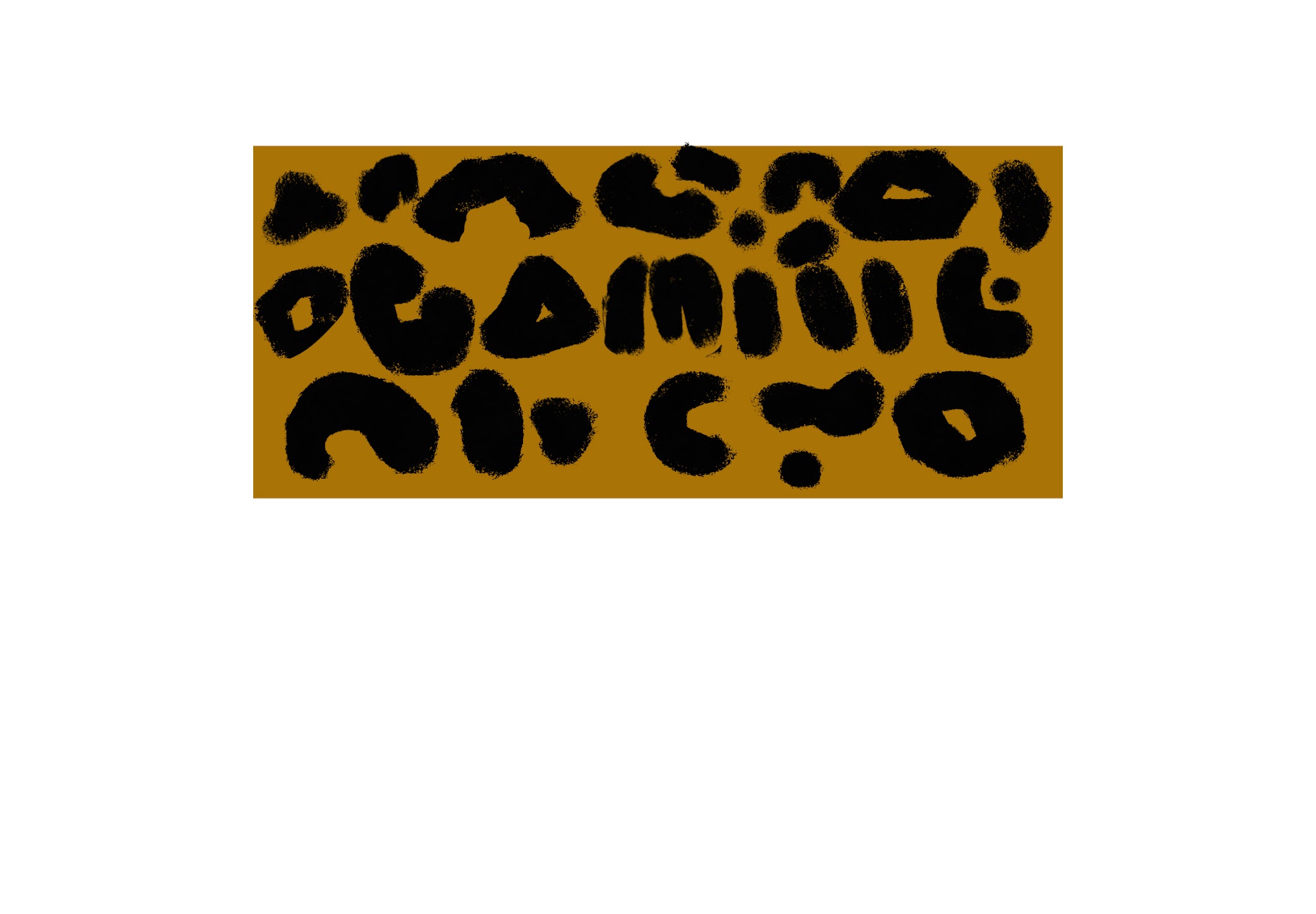 Initial sketch of Camille Lé Leopard